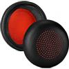 iwui Cuscinetti Auricolari di Ricambio Compatibili con Plantronics Voyager Focus UC B825 Binaural, Voyager Focus 2 UC, Poly Blackwire 5200/C5200/5210/C5210/5220/C5220/7225/C7225, Memory Foam, Pelle, Nero