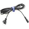 Eonvic Cavo di alimentazione da spina europea a IEC320 C7, 250 V, 2,5 A, spina di alimentazione tipo C CEE 7/16 a C7 per Dell Samsung Laptop Monitor LG Philips TV Piccoli elettrodomestici 5 m