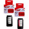 universo cartuccia® - PG-545XL CL-546XL Compatibili Cartucce d'inchiostro Sostituzione per Canon 545 546 XL per Pixma MG2420 MG2520 MG2522 TS3150 TR4550 MG2920 MX492 MX490 iP2800