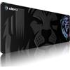 Kimpad ProEdge Series - Mousepad Gaming XL - Lion Cuffie Fucsia/Viola 80x30x3 mm - Gomma Naturale, Impermeabile, Bordi Resistenti, Precisione & Controllo, Adatto PC Laptop, Design Elegante Funzionale