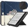 ZTAOOPOU Custodia per Kobo Libra Colour da 17.8 cm, eBook con supporto pieghevole LM | Materiale premium e design elegante, protezione completa e leggera, posizione in piedi stabile, accesso facile e