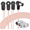 Bingfu Antenna FM 75 ohm Coassiale Cavo Antenne Radio FM DAB Interno Dipolo 2 m per Stereo Tuner HiFi Sistema Musicale Radio Digitale HD FM Bluetooth Ricevitore AV Audio Video