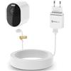 HOLACA Cavo di alimentazione per Arlo Ultra con cavo di ricarica magnetico esterno da 6 m resistente alle intemperie {9 m Kabel + 3.0 Adapter}