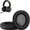 kwmobile 2x Cuscinetto Cuffie Compatibile con Microsoft Xbox Wireless Pad - Cuscinetti Ricambio Cuffie Over Ear Simil Pelle - nero