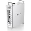 Yottamaster Mac mini M4 Case, Accessori per Mac mini M4 Pro, Materiale in Lega di Alluminio, Dissipazione del Calore Ottimizzata, Supporto Portatile Antigraffio e Antiurto