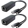 ANVISION Splitter PoE Gigabit da 2 pacchetti, adattatore Ethernet da 48 V a 12 V 2 A, per videocamera di sicurezza, AP, Voip e altro, AV-PS12-G