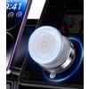 CloudValley Porta Cellulare da Auto Magnetico per MagSafe, Regolabile a 360° con Supporto per Telefono a Ventosa, Porta Telefono Auto per iPhone 16 15 14 13 12 & Android, Bianco