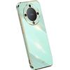 RankOne La Custodia del Telefono è Adatta per HONOR Magic5 Lite 5G (6.67 Inches), Case per Cellulare in Silicone con Telaio Galvanico - Verde