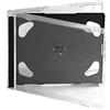 MasterStor, custodia per CD/DVD doppia da 10,4 mm, per 2 CD, con vassoio in nero (confezione da 1, 2, 5, 10, 25, 50, 100 pezzi)