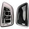 kwmobile Custodia Compatibile con BMW con 3 tasti Smart Key - Cover Chiavi Auto Protezione Copri Telecomando - Copertina Chiave - Copertura Gommata Silicone TPU