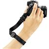 PROfezzion Cinturino da Polso per Fotocamera a Rapido per Canon EOS R7 R10 R RP R3 R5 R6 M50 M6 Mark II M200 90D 4000D 2000D 850D 800D 760D 750D 250D 200D Per Nikon Z5II Z50 II Fuji X-M5 X-S20 Nero