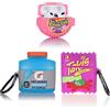 XMBYGY (3Pack) Custodia per Airpods 3rd Generation (2022), XMBYGY Silicone Airpods 3 Custodia Protettiva Cover con Cute Funny Skin Design, con Portachiavi (Takis+G+Bubba)