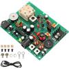 Garsent Kit Trasmettitore AM, Trasmettitore Radio a Onde Medie Regolabile 530‑1600 KHZ Fai da Te per Esperimenti Scolastici, 20‑500 MW, da 2‑5 M, Ingressoda 3,5 Mm, Materiale PCB