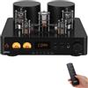 DIFIIFOL Juson Audio JTA100 200 W Amplificatore valvolare per tubi sottovuoto,ibrido integrato con Phono, BT 5.0 Optimal, ingresso RCA RCA e uscita cuffie 2.1CH Class AB HiFi Home Audio Amp per giradischi