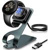 FYOUNG Supporto di ricarica per Google Pixel Watch 2/Pixel Watch 3 e Fitbit Sense/Sense 2/Versa 3/4, dock di ricarica magnetico per Fitbit Ace LTE Smartwatch, stazione di ricarica con cavo di ricarica USB da