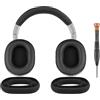 SOULWIT Cuscinetti Auricolari + Copertura Archetto + Protezione in Silicone per Padiglioni Auricolari, kit di Ricambio per Audio Technica ATH M40, M40X Cuffie