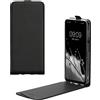 kwmobile Cover compatibile con Samsung Galaxy A14 5G - Custodia verticale Flip Case Cover in simil pelle - con linguetta calamita
