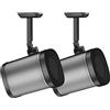 Dinghosen Supporto da parete per altoparlante e montaggio a soffitto per Sonos One, One SL, Play 1 - Staffe di montaggio regolabili girevoli e inclinabili per Sonos One, One SL, Play:1, confezione da 2