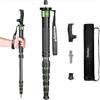 Manbily Supporto per fotocamera monopiede Manbily Walking Stick monopiedi per fotocamere in fibra di carbonio portatile compatto da viaggio monopiede Unipod Stick con manico 6 sezioni 65 7 kg per DSLR Video
