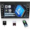 SIXWIN 8 Core 4+64G Android 13 Autoradio con CarPlay/Android Auto/DSP per Opel Corsa d/Astra h/Zafira b/Meriva,7 Pollici HD Touchscreen Schermo con WiFi Navigatore Bluetooth 5.0 USB FM RDS(Nero)