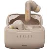 Marley House of Trenchtown ANC Auricolari Bluetooth - Cuffie In Ear con Cancellazione del Rumore, Microfono, IPX5, 24 Ore Autonomia, Controlli Touch, Materiali Sostenibili, Crema