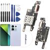 RongZy Dock Connettore di Ricarica Compatibile con Xiaomi Redmi Note 13 PRO USB Dock Charging Flex di Ricambio per Xiaomi Redmi Note 13 PRO 5G