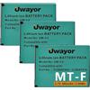 Uwayor 3 batterie C4 batteria MT-F per AVM Fritz!Fon C5 / C4 / M2 / MT-F/Motorola MOTOFONE F3 / EM325 / M325 / EM25 Sostituisce 312BAT006, 312BAT016 Installazione semplice
