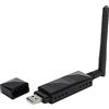 CCYLEZ USB WiFi Wireless NetCard, Scheda di Rete per Computer Wireless con Antenna 2DBI Rimovibile, Chipset AR9271, Adattatore per Antenna WiFi, Supporta XP / 7/8/10, per TV, PC, Routing