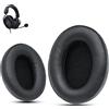 Krone Kalpasmos Cuscinetti auricolari di ricambio per HyperX Cloud 2, Hyper X Cloud Parts per HyperX ALPHA/1/2/WIRELESS/ALPHA S/CORE/Stinger/Flight/Mix, in morbida pelle e memory foam