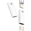 Kefiany Adattatore Lightning a USB C Femmina (2 Pack) per Apple Pencil 1st Generazione per iPad Matita Caricatore Connettore Penna Ricarica USB-C Sostitutivo Type C Adattatore