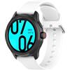 BYISYUE Cinturino per Suunto 7/9/9 Baro/D5, für Garmin Venu X1, für Coros Nomad/Apex 4 46mm, 24mm Silicone Sport Bracciali Cinturini di Ricambio per Ticwatch Pro 5 Enduro/Atlas