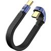 QIANRENON Cavo corto da 240 W USB C PD ad angolo U 40 Gbps tipo C 4.0 maschio a spina a forma di U piatto cavo dati USB 4.0 C funzione completa 8 K a 60 Hz, per smartphone Power Bank,13 cm