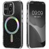 kwmobile Custodia per Apple iPhone 16 PRO Cover - Custodia Rigida con Bordo in TPU - Compatibile con MagSafe - Protezione Extra per Fotocamera - Trasparente
