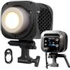 Amaran Halo 200x Luce video LED bicolore 200W con montaggio Bowens, luce COB compatta 10530 lux @1m con controllo via app, NFC, DMX