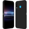 RankOne Custodia per HUAWEI P30 Lite (6.15 Inches) Cover Morbida in Silicone TPU - Nero
