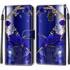 TOMYOU Cover per Samsung Galaxy J6 2018, rosa blu