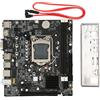Cuifati Scheda Madre per Computer LGA 1155 DDR3, per Scheda Madre Gaming con 3 SATA2.0/1 SATA3.0, Dual Channel DDR3, Connettore di Alimentazione 4PIN/24PIN