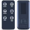TCNOUMT Telecomando di ricambio adatto per camino elettrico da parete Mainstays WFP-22CWFP-22C/XXX, 6 pulsanti