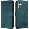 Bravoday Cover per Samsung Galaxy A05s / Galaxy A05s, Flip Custodia in Pelle PU con Slot per Schede, Portafoglio Custodia per Galaxy A05s / Galaxy A05s, Verde