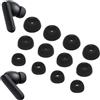 Aiivioll 6 tappi di ricambio per Buds Pro 2 compatibili con CMF di Nothing Buds Pro 2 in 3 taglie S/M/L morbidi e flessibili in gel di silicone (nero)
