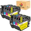 Nextpage LC3213XL Compatibile con Brother LC3213 LC-3213 LC3211 Cartucce per DCP-J572DW DCP-J772DW DCP-J774DW MFC-J497DW MFC-J491DW MFC-J890DW MFC-J895DW (2 nero, 2 ciano, 2 magenta, 2 giallo)
