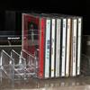 AUXPhome Scatola portaoggetti in acrilico trasparente per DVD/CD, vassoio per CD, può contenere fino a 14 custodie per CD per riporre e organizzare i supporti per piano di lavoro, cucina, bagno