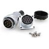 SZRMCC WS28 10pin Aviazione Connettore 25A Impermeabile Cavo Connettore Maschio Spina Femmina Presa Pannello Metallo Heavy Industrial Connettore