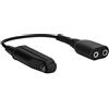 Tosuny Adattatore Cavo Audio walkie-Talkie K-Head 2Pin per BF-9700 A-58 UV-XR UV-5S GT-3WP UV-9R Plus, interfaccia K 2Pin Porta Cuffie UV-5R, Accessori