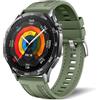 NicMool 22mm Cinturino per Huawei Watch GT 7/7Pro/6/6 Pro/5/5 Pro/4/3 46mm | per Huawei Watch GT 2/1 46mm,Watch 4/3 Pro 46mm,Regolabile Intrecciato Nylon Complesso Silicone Braccialetto Cinturino