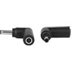 helpers lab Gomito a 90 gradi Adattatore Connettore Converter per Dell Latitude XPS Vostro 4.5mm Caricatore Cavo di Alimentazione 19,5V 2,31A 3,34A 4,62A 45W 65W 90W (per Dell)