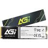 AGI AI298 512GB SSD interno M.2 PCIe Gen3x4 NVMe 2280, 3D NAND, SLC Cache, Velocità di lettura fino a 2200MB/s, Compatibile con Laptop e Desktop Computer (PC)