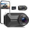 Motorsi 【2K】Dashcam Moto Impermeabile IP66 con Scheda 64GB Inclusa, Videocamera Moto WiFi con APP, Registrazione in Ciclo, Facile Installazione senza Fori