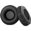 HTINDUSTRY Cuscinetti auricolari di alta qualità, compatibili con cuffie JVC HA-S30BT, Nero, Pelle artificiale, 2 pezzi