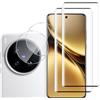 MGUEIAO [2+2 Pack Compatibile con Vivo X200 Ultra per Pellicola Prottetiva & Pellicola Fotocamera,Protezione Schermo Anti Graffio,Durezza 9H[Anti-Graffio]-Nero